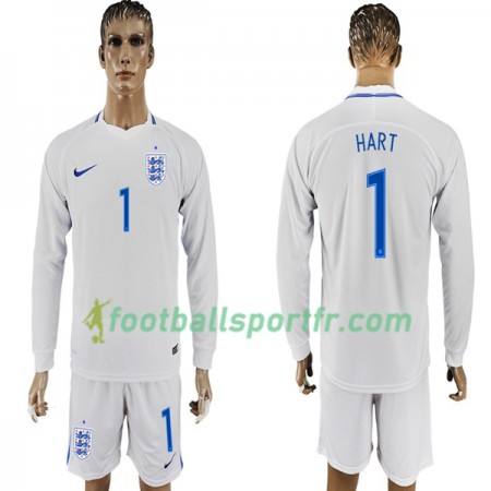 Tenue Angleterre Hart 1 Domicile Coupe du monde 2018 Maillot de Foot ML
